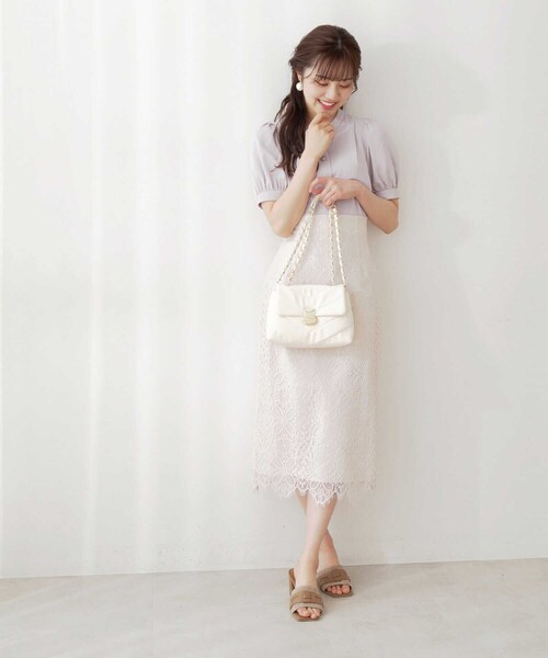 プロポーションボディドレッシング タイトスカートセット コルセット風タイトスカート 24SS｜プロポーションボディドレッシング