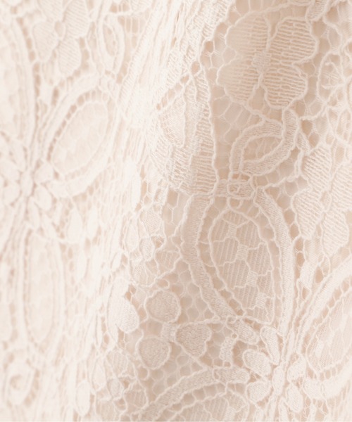 PROPORTION BODY DRESSING（プロポーションボディドレッシング）の「ハイウエストレースタイトスカート / 1212220500（スカート・レディース・ブルー/オフホワイト/ブラウン・MEDIUM/X-SMALL/SMALL）」の6枚目の写真