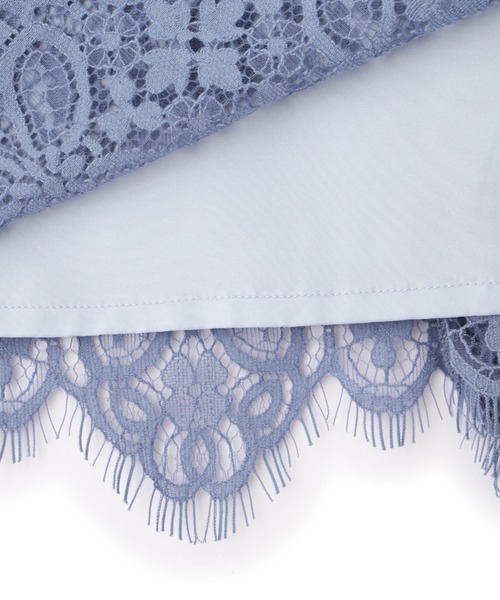 PROPORTION BODY DRESSING（プロポーションボディドレッシング）の「ハイウエストレースタイトスカート / 1212220500（スカート・レディース・ブルー/オフホワイト/ブラウン・MEDIUM/X-SMALL/SMALL）」の15枚目の写真