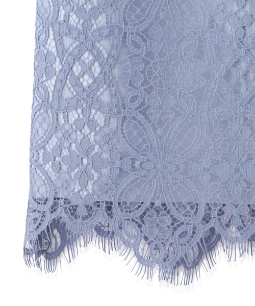 PROPORTION BODY DRESSING（プロポーションボディドレッシング）の「ハイウエストレースタイトスカート / 1212220500（スカート・レディース・ブルー/オフホワイト/ブラウン・MEDIUM/X-SMALL/SMALL）」の12枚目の写真