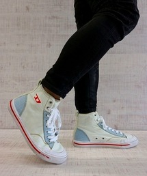 DIESEL | メンズ デニム ミッドカット スニーカー(スニーカー)