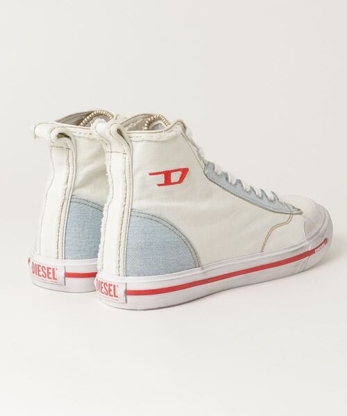 DIESEL（ディーゼル）の「メンズ デニム ミッドカット スニーカー（スニーカー・メンズ・ホワイト・43/41/42/44/40）」の5枚目の写真