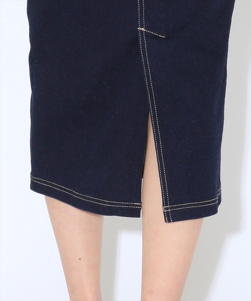 REDYAZEL（レディアゼル）の「ハイウエストデニム前ボタンタイトスカート（デニムスカート・レディース・ブルー/ネイビー・SMALL/MEDIUM）」の8枚目の写真