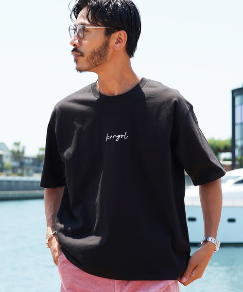 KANGOL（カンゴール）の「KANGOL カンゴール/ 刺繍ロゴTシャツ（Tシャツ/カットソー・メンズ・ホワイト系その他/グレー系その他/グリーン系その他/ブラック系その他/ホワイト系その他6/ブラック系その他2/ホワイト系その他2/ブラック系その他5/ホワイト系その他4/グレー系その他3/グリーン系その他3/ブラック系その他3/グリーン系その他2/ブラック系その他4/ホワイト系その他5/グレー系その他2/グレー系その他5/グレー系その他6/グレー系その他4/プラム/ブラック系その他6/グレー系その他7/ホワイト系その他3/パープル系/ブルー系その他・LARGE/MEDIUM/SMALL/X-LARGE）」の9枚目の写真
