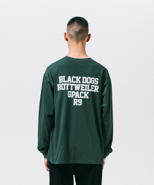 ROTTWEILER（ロットワイラー）の「RW LS TEE（Tシャツ/カットソー・メンズ・ブラック/グレー/グリーン・S/M/L/XL）」の4枚目の写真