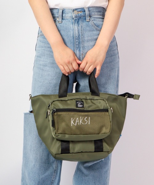 KAKSI(カクシ)の「KAKSI 2WAYトートBAG&サコッシュ(ショルダーバッグ・メンズ・ブラック/ネイビー/グレー/カーキ・FREE)」の3枚目の写真