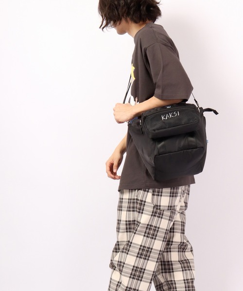 KAKSI(カクシ)の「KAKSI 2WAYトートBAG&サコッシュ(ショルダーバッグ・メンズ・ブラック/ネイビー/グレー/カーキ・FREE)」の5枚目の写真