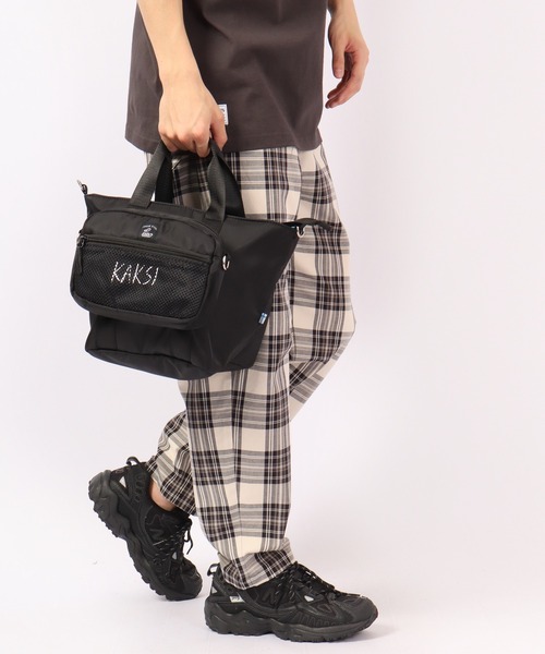 KAKSI(カクシ)の「KAKSI 2WAYトートBAG&サコッシュ(ショルダーバッグ・メンズ・ブラック/ネイビー/グレー/カーキ・FREE)」の11枚目の写真