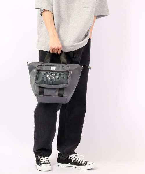 KAKSI(カクシ)の「KAKSI 2WAYトートBAG&サコッシュ(ショルダーバッグ・メンズ・ブラック/ネイビー/グレー/カーキ・FREE)」の18枚目の写真