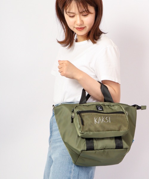 KAKSI(カクシ)の「KAKSI 2WAYトートBAG&サコッシュ(ショルダーバッグ・メンズ・ブラック/ネイビー/グレー/カーキ・FREE)」の8枚目の写真