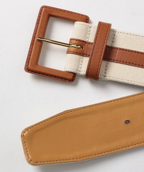 ANAYI（アナイ）の「キャンバスコンビベルト（ベルト・レディース・キャメル/ブラック/ネイビー・FREE）」の19枚目の写真