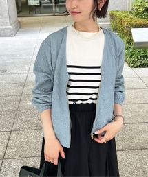 Chez toi（シェトワ）の「ジャカード織柄ジップブルゾン（ブルゾン）」