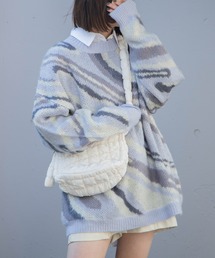WEGO | WEGO/モヘアライク総柄BIGプルオーバー(ニット/セーター)