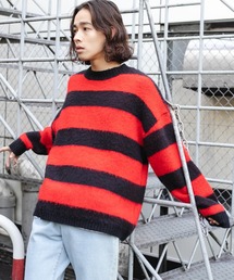 WEGO | WEGO/モヘアライク総柄BIGプルオーバー(ニット/セーター)