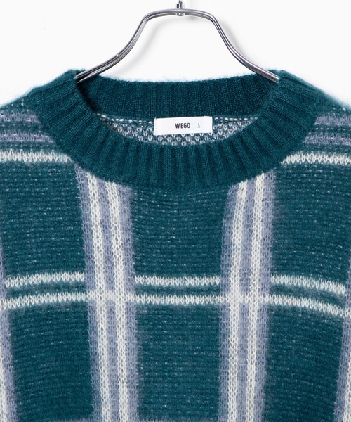 WEGO（ウィゴー）の「WEGO/モヘアライク総柄BIGプルオーバー（ニット/セーター・メンズ・その他1/その他2/その他3/その他4/その他6/その他5・MEDIUM/LARGE）」の20枚目の写真