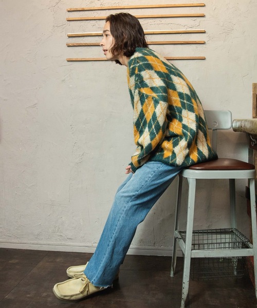 WEGO（ウィゴー）の「WEGO/モヘアライク総柄BIGプルオーバー（ニット/セーター・メンズ・その他1/その他2/その他3/その他4/その他6/その他5・MEDIUM/LARGE）」の11枚目の写真