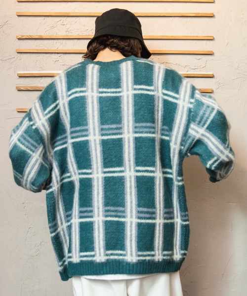 WEGO（ウィゴー）の「WEGO/モヘアライク総柄BIGプルオーバー（ニット/セーター・メンズ・その他1/その他2/その他3/その他4/その他6/その他5・MEDIUM/LARGE）」の8枚目の写真