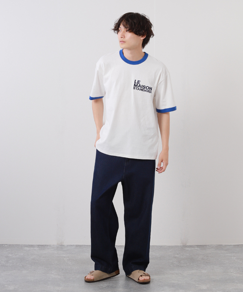 JOURNAL STANDARD（ジャーナルスタンダード）の「“国内exclusive”【PPSC/ピンポン サーフ クラブ for JS】リンガー Tシャツ（Tシャツ/カットソー・メンズ・ホワイト/グリーン・MEDIUM/LARGE）」の5枚目の写真