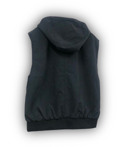 XU（エックスユー）の「【XU/エックスユー】sleeveless zip up hoodie/スリーブレス ジップアップ フーディー ベスト チョッキ風 フード ストリート（その他トップス・レディース・ブラック/グレー・ONE SIZE）」の10枚目の写真