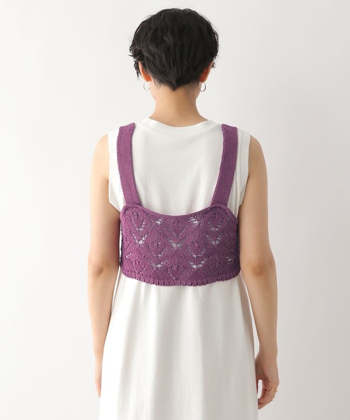 RAGEBLUE（レイジブルー）の「クロシェ編みビスチェ/セットワンピース（ワンピース・レディース・ホワイト/ライトブルー/ネイビー・FREE）」の13枚目の写真