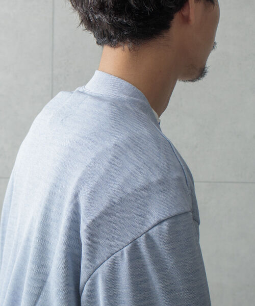 GLOSTER（グロスター）の「【GLOSTER/グロスター】ソアリネンカノコ サマーカーディガン サマーカーデ シアーニット（カーディガン/ボレロ・メンズ・アイボリー/イエロー/ライトブルー/オリーブ・M/L）」の20枚目の写真