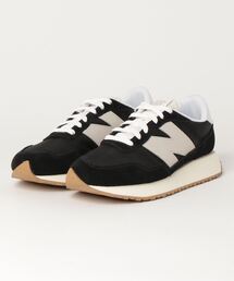 New Balance/ニューバランス　スウェード×ナイロンアッパーガムソールスニーカー