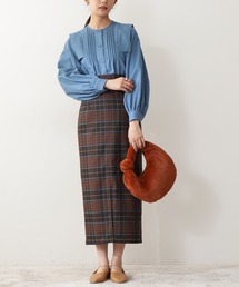 N.（N. Natural Beauty Basic） | 【S Size Line】◆チェック柄スリットタイトスカート(スカート)