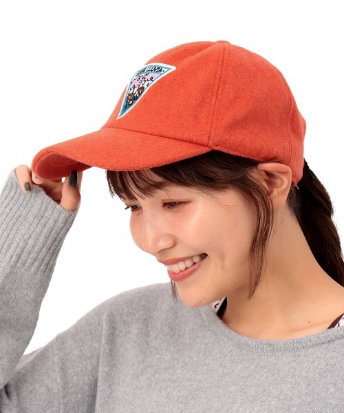 チチカカ（チチカカ）の「メルトンキャップ（キャップ・レディース・オレンジ/ベージュ/ブラック・FREE）」の12枚目の写真
