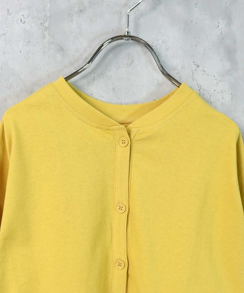 THE CASUAL（カジュアル）の「2WAYドルマンカーデ（カーディガン/ボレロ・キッズ・ブラック/チャコール/杢グレー/ダークグリーン/オフホワイト/ネイビー/マスタード/ベージュ・140cm/160cm/150cm/120cm/110cm/130cm）」の11枚目の写真