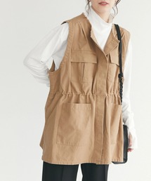 Sugar spoon | ・SUGAR SPOON ノーカラーミリタリーベスト(ベスト)