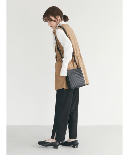 Sugar spoon(シュガースプーン)の「・SUGAR SPOON ノーカラーミリタリーベスト(ベスト・レディース・ブラック/ベージュ/カーキ・FREE)」の16枚目の写真