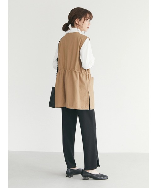 Sugar spoon(シュガースプーン)の「・SUGAR SPOON ノーカラーミリタリーベスト(ベスト・レディース・ブラック/ベージュ/カーキ・FREE)」の17枚目の写真