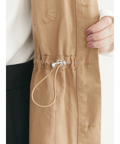 Sugar spoon(シュガースプーン)の「・SUGAR SPOON ノーカラーミリタリーベスト(ベスト・レディース・ブラック/ベージュ/カーキ・FREE)」の14枚目の写真