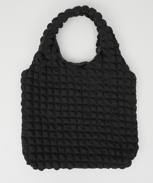 IAMUSE（アイアミューズ）の「ぽこぽこトートバッグ S0772【IAMUSE】（トートバッグ・レディース・ミント/ライラック/ブルーグレー/ブラック/オフホワイト・FREE）」の14枚目の写真