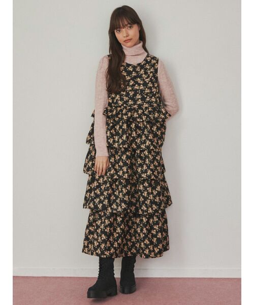 merry jenny（メリージェニー）の「メランジタートルニット（ニット/セーター・レディース・パープル/グレー/ピンク・FREE）」の11枚目の写真