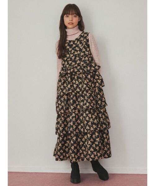 merry jenny（メリージェニー）の「メランジタートルニット（ニット/セーター・レディース・パープル/グレー/ピンク・FREE）」の15枚目の写真