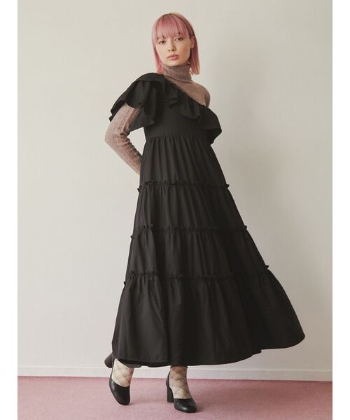 merry jenny（メリージェニー）の「メランジタートルニット（ニット/セーター・レディース・パープル/グレー/ピンク・FREE）」の20枚目の写真