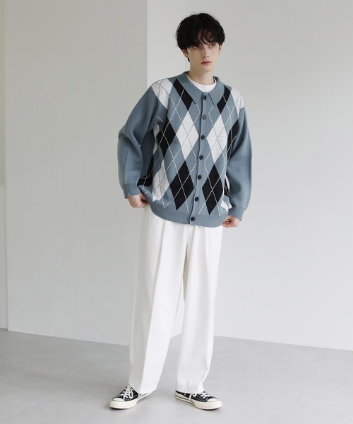 TTTMSWストライプカーディガン　ニットポロ TTTmsw カーディガン TTTMSWストライプカーディガン ニットポロ TTT