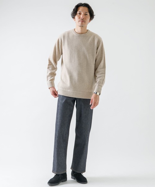 ハミルトンラムズウールエルボーパッチニット セール】『XLサイズあり』ハミルトンラムズウールエルボーパッチニット