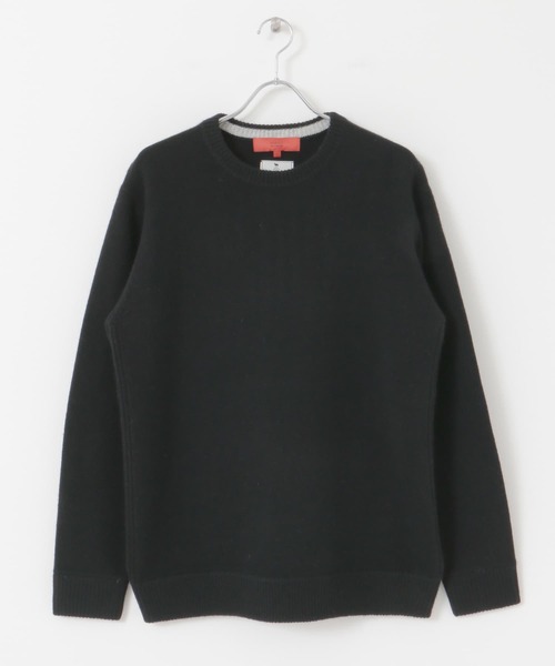 セール】『XLサイズあり』ハミルトンラムズウールエルボーパッチニット