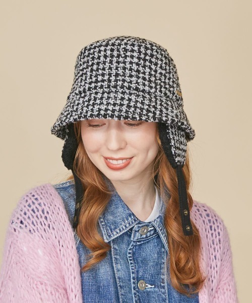 kaorinomori（カオリノモリ）の「kaorinomori ルルハット（ハット・レディース・ブラック/ブラウン・M/57.5cm）」の2枚目の写真