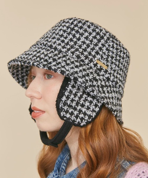 kaorinomori（カオリノモリ）の「kaorinomori ルルハット（ハット・レディース・ブラック/ブラウン・M/57.5cm）」の4枚目の写真