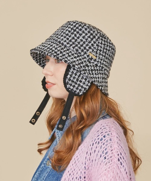 kaorinomori（カオリノモリ）の「kaorinomori ルルハット（ハット・レディース・ブラック/ブラウン・M/57.5cm）」の7枚目の写真