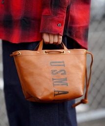 vasco ヴァスコ LEATHER MAIL PURSE BAG-SMALL レザー ポストマンバッグ 巾着バッグ