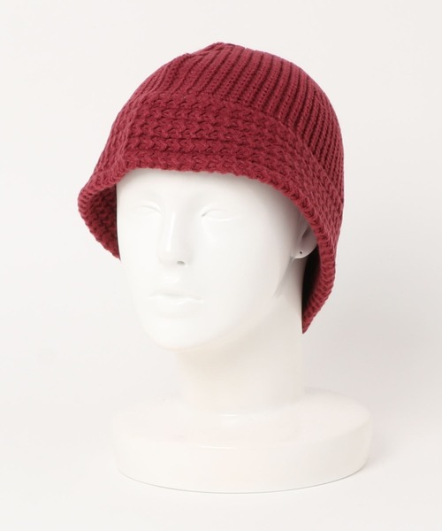 WHIMSIC（ウィムジック）の「【WHIMSIC】ニットメトロハット（ハット・レディース・ネイビー/ボルドー/オレンジ/ブラック/ベージュ・FREE）」の8枚目の写真