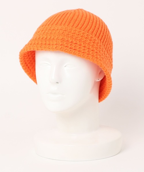 WHIMSIC（ウィムジック）の「【WHIMSIC】ニットメトロハット（ハット・レディース・ネイビー/ボルドー/オレンジ/ブラック/ベージュ・FREE）」の10枚目の写真