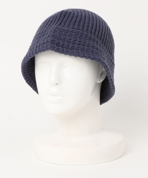 WHIMSIC（ウィムジック）の「【WHIMSIC】ニットメトロハット（ハット・レディース・ネイビー/ボルドー/オレンジ/ブラック/ベージュ・FREE）」の11枚目の写真