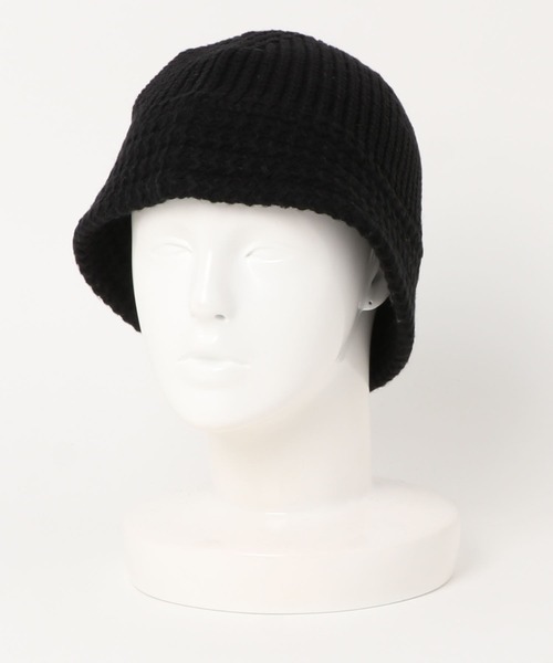 WHIMSIC（ウィムジック）の「【WHIMSIC】ニットメトロハット（ハット・レディース・ネイビー/ボルドー/オレンジ/ブラック/ベージュ・FREE）」の12枚目の写真