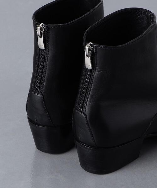 スエードレザー バックジップブーツ 40 スエードレザー バックジップブーツ 40 スエードレザー バック