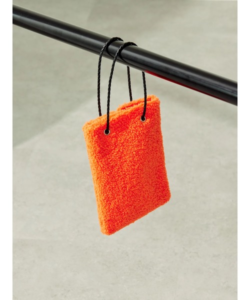 AMERICAN HOLIC（アメリカンホリック）の「ボアミニバック（ハンドバッグ・レディース・ベージュ/オレンジ/カーキ/ブルーグレー・FREE）」の6枚目の写真